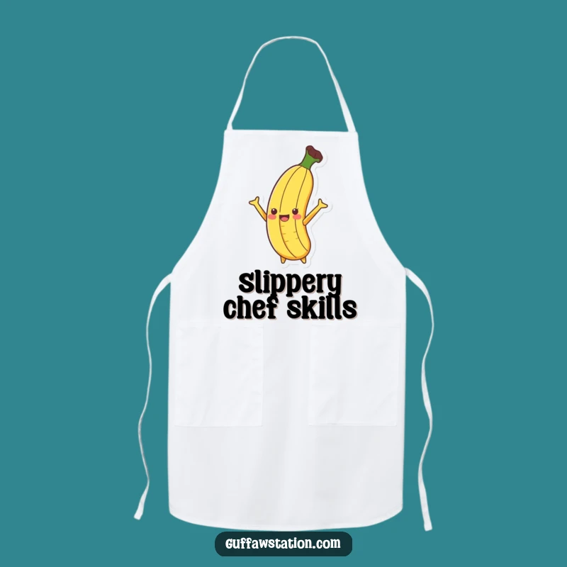 Funny Banana Slip Apron: Slipping Fun in the Kitchen