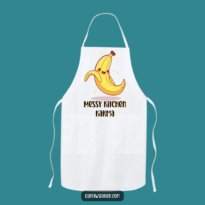 Funny Banana Peel Apron: Cook with Comedy at this Self-Slip