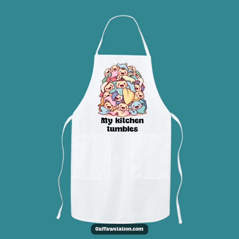 Funny Laundry Pile Apron - Hilarious Chef Gift for Happy Home Lovers