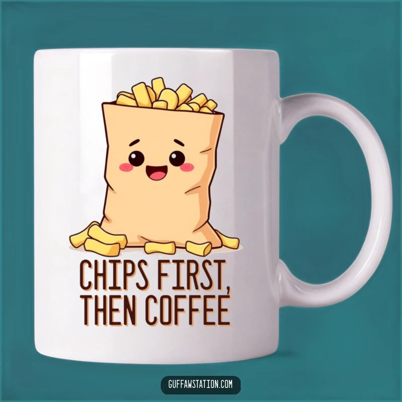 Funny Mischievous Potato Mug - Hilarious Snack Thief Gift for Chip Lovers