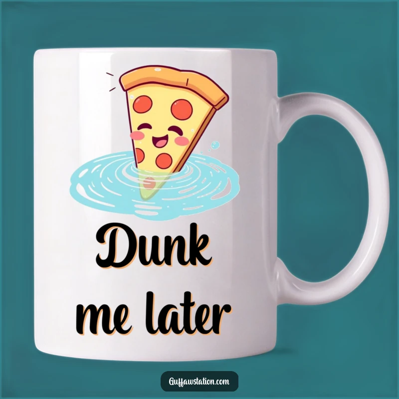 Funny Pizza Pool Plunge Mug - Hilarious Gift for Pizza Lovers!