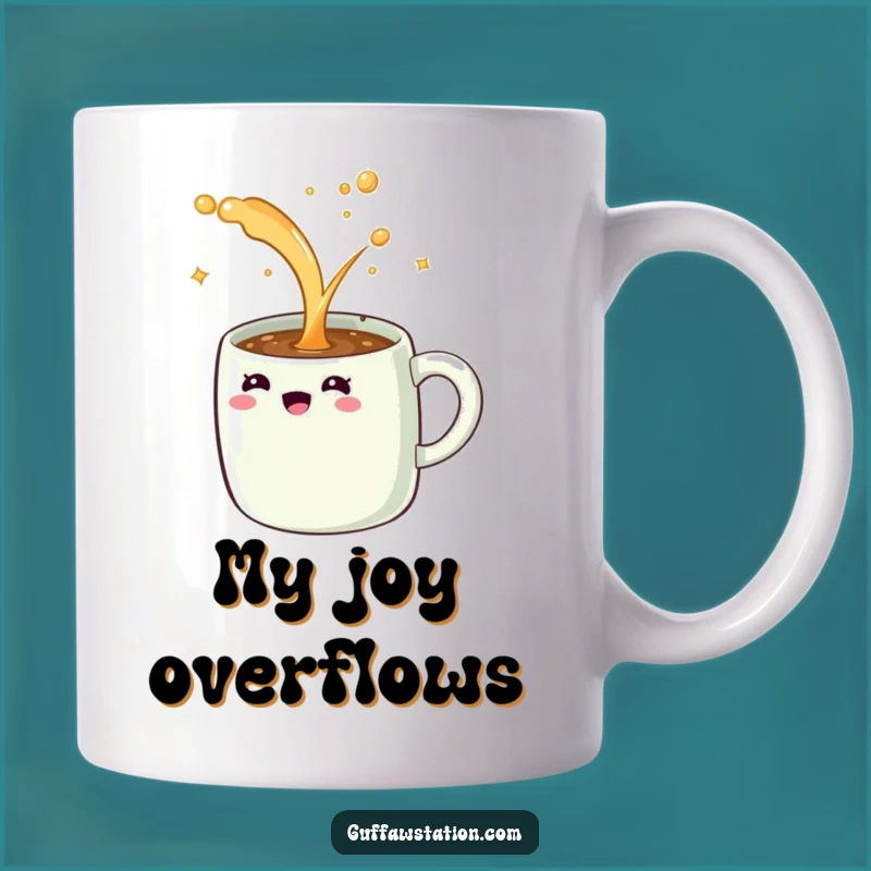 Funny Giggling Coffee Mug: Overflowing with Laughs and Sparkling Delight Gift