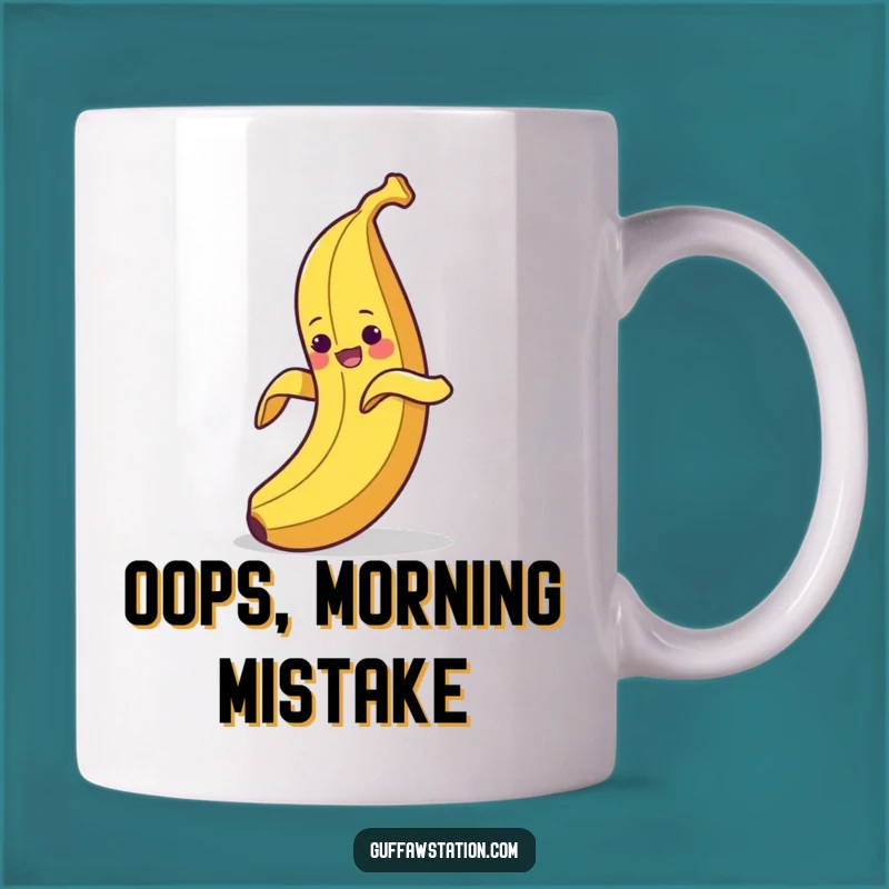 Funny Clumsy Banana Mug: Hilarious Fruit Fail for a Laughing Coffee Break
