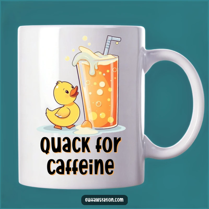 Funny Rubber Ducky Soda Sip Mug - A Hilarious Gift for Duck Lovers