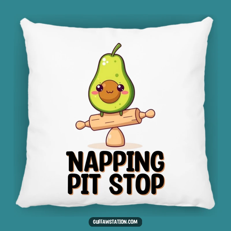 Funny Avocado Balance Pillow: Add Determined Comfort and Humorous Charm to Your Home
