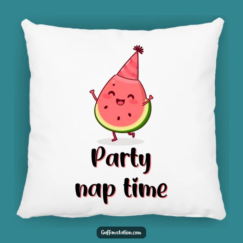 Funny Watermelon Dancing Pillow: Cozy and Hilarious Accent for Festive Homes!