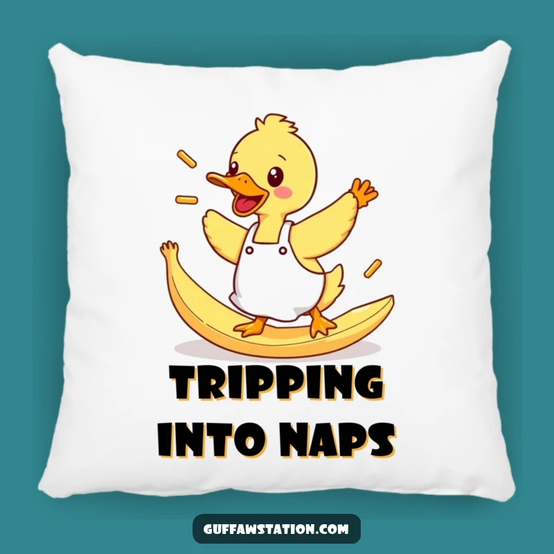 Funny Duck Fries Pillow: Cozy Comfort with a Clumsy, Hilarious Design