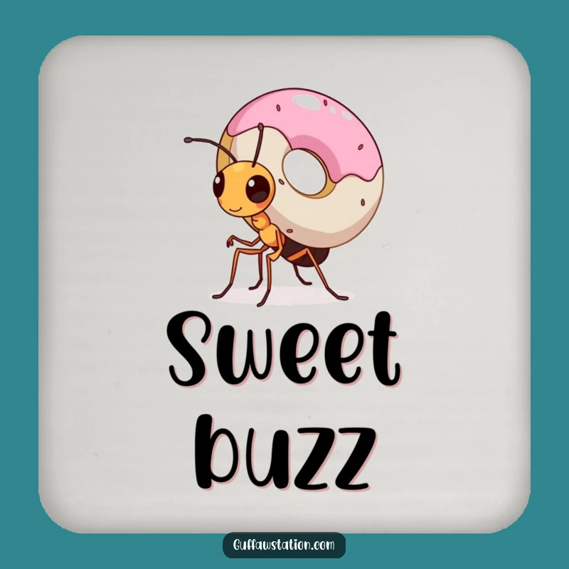 Funny Ant Donut Coaster - Determined Drink Protector