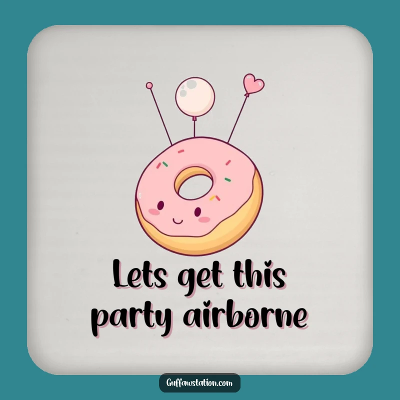 Funny Floating Donut Coaster: Protect Surfaces with Sweet Style