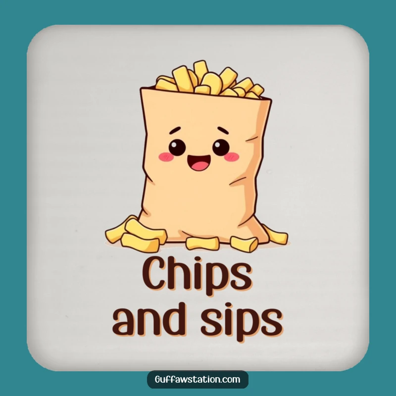 Funny Mischievous Potato Coaster - Hilarious Snack Protector & Gift