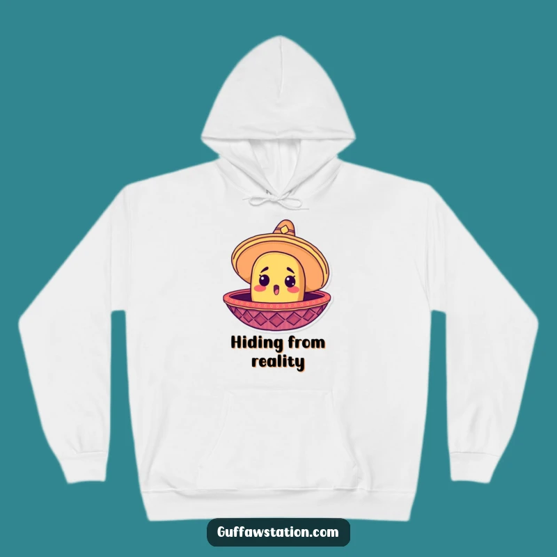 Cozy Funny Taco Sombrero Hoodie: Fiesta Comfort, Warm Mexican Gift!