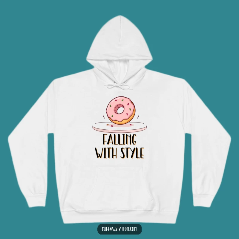 Funny Slow Motion Donut Hoodie: Cozy & Comical, Ideal Funny Gift Choice