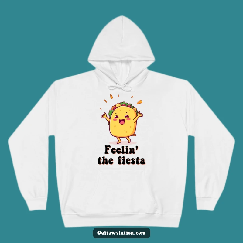 Funny Taco Dance Hoodie: Cozy Fiesta Vibes, Perfect Hilarious Gift for Comfort & Laughs!