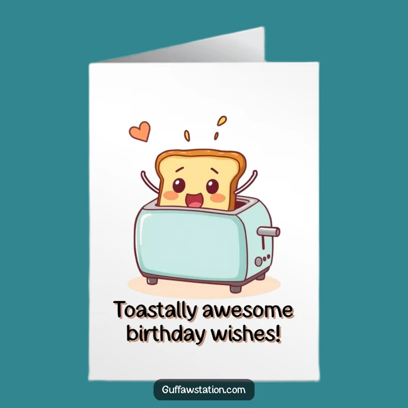 Free Printable Funny Toast Birthday Card: Surprise Pop-Up Toast for a Hilarious DIY Gift