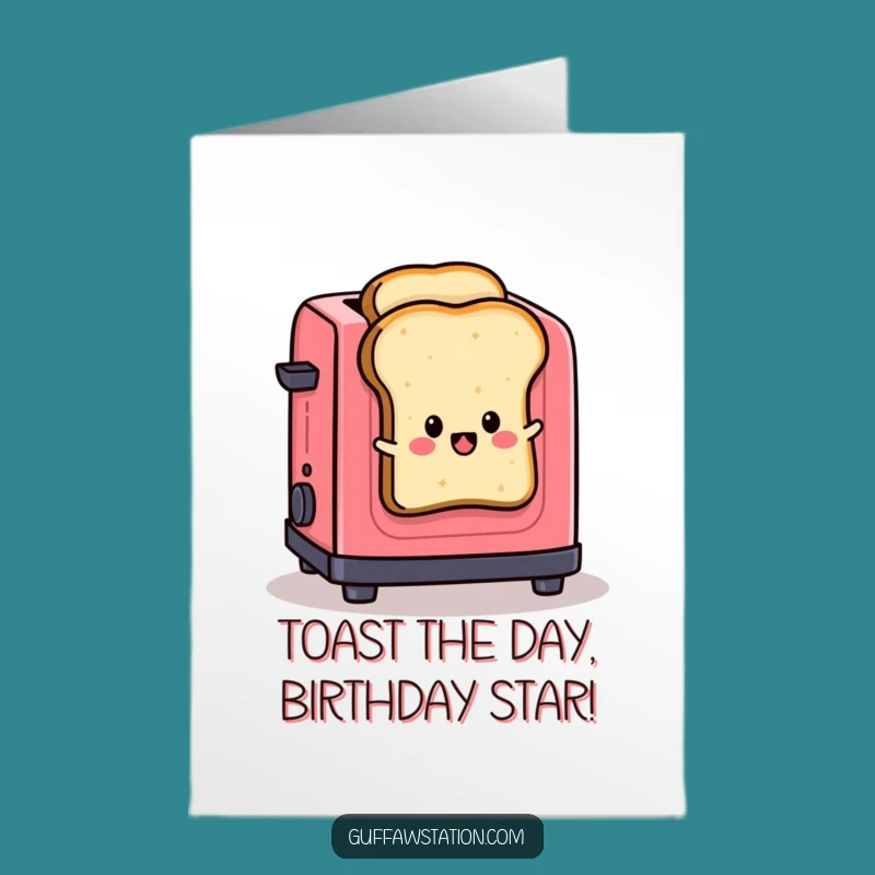 Free Printable Birthday Card: Funny Toast Escape! Downloadable DIY Humor for a Perfect Gift.