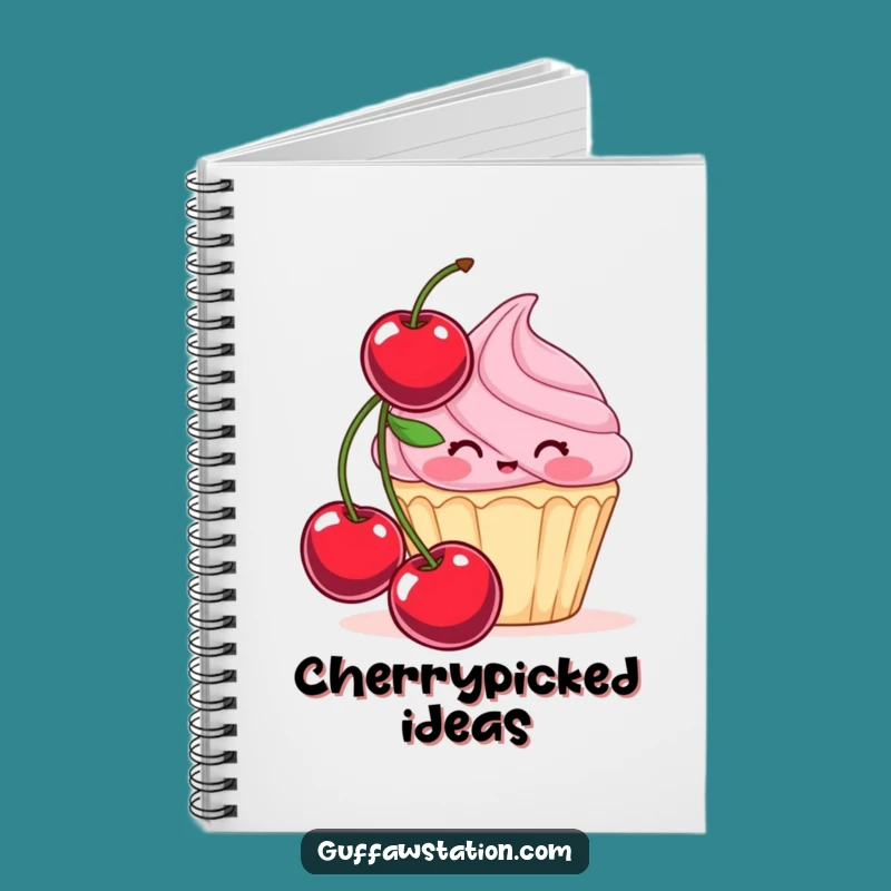 Funny Blushing Cupcake Notebook: Jot Down Your Sweetest Secrets