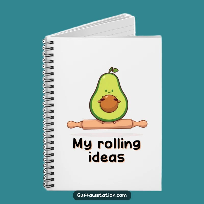 Funny Avocado Balance Notebook: Hilarious Journal for Healthy Habits & Ideas!