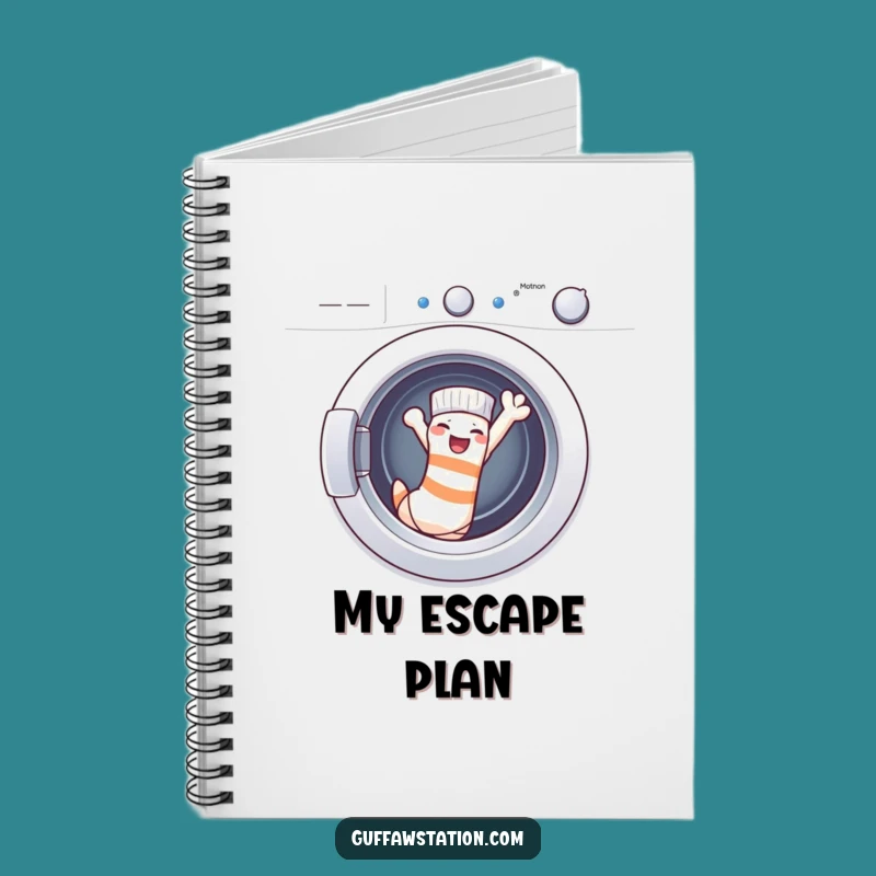 Funny Escaping Sock Notebook: Jot Down Laughs, Creative Funny Gift Journal