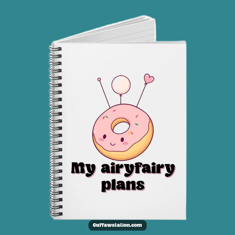 Funny Floating Donut Notebook: Jot Down Your Sweetest Ideas