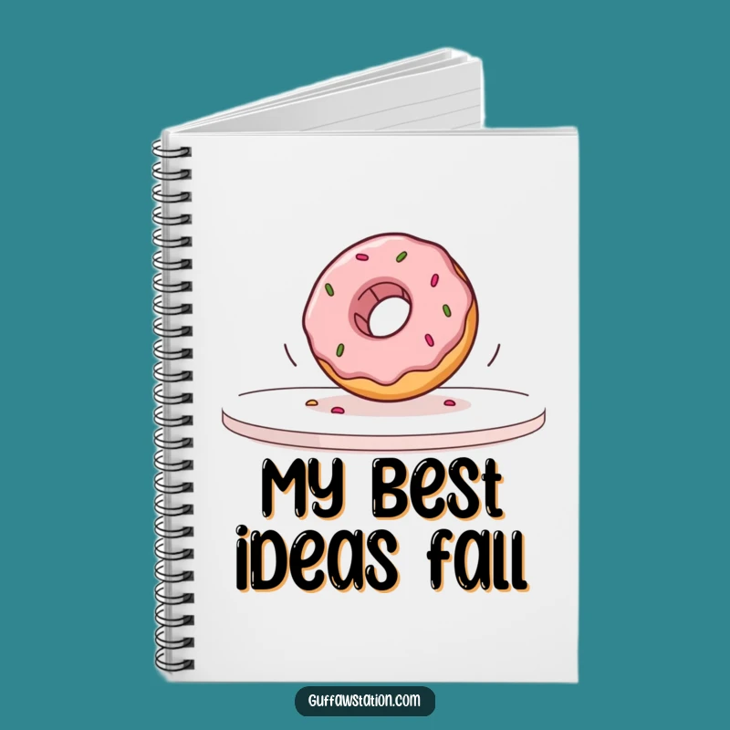 Funny Slow Motion Donut Notebook: Record Sweet Moments, Perfect Stationery Funny Gift