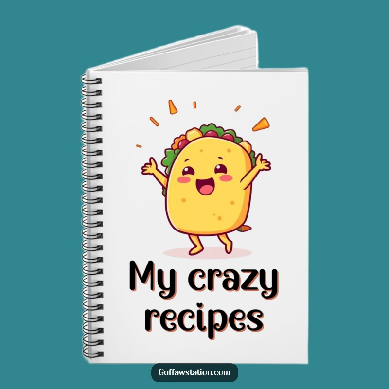 Funny Taco Dance Notebook: Fiesta Journal, Perfect Hilarious Gift for Writers!