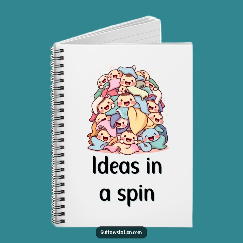Funny Laundry Pile Notebook - Hilarious Chore Journal for Notes