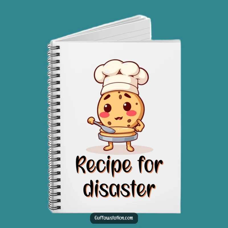 Funny Cookie Chef Notebook - Jot Down Your Delicious Recipes!