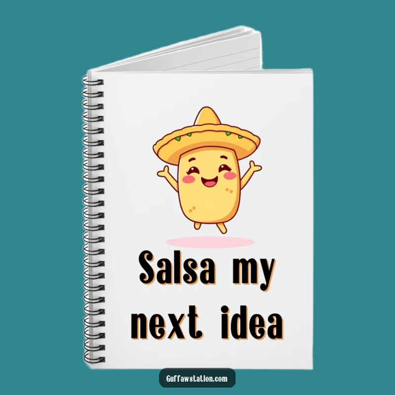 Funny Taco Dancing Notebook - Jot Down Fiesta Fun Gift