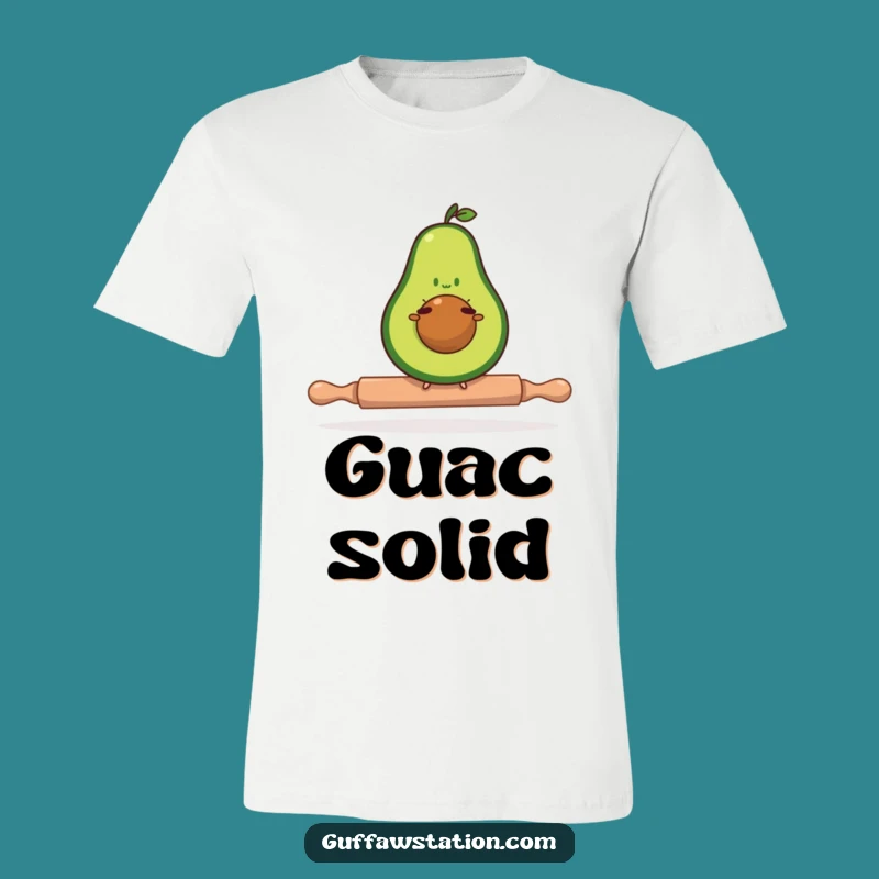 Funny Avocado Balance T-Shirt: Hilarious Foodie Apparel for Avocado Lovers!