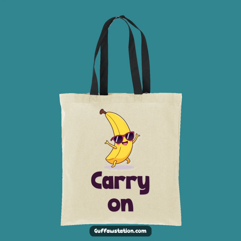 Funny Banana Cartwheel Tote Bag: Carry Your Sunshine!