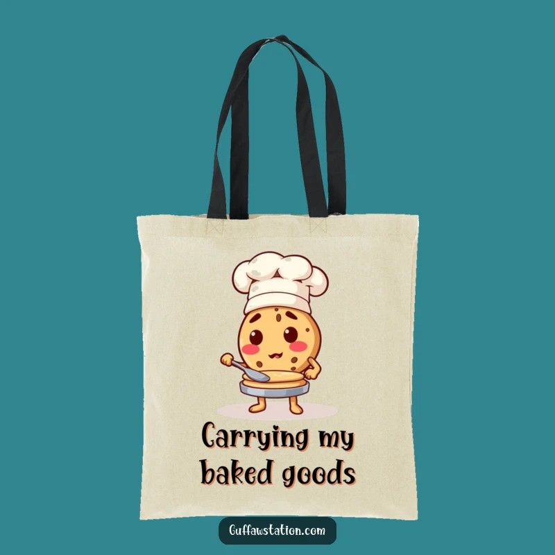 Funny Cookie Chef Tote Bag - Carry Your Culinary Dreams!