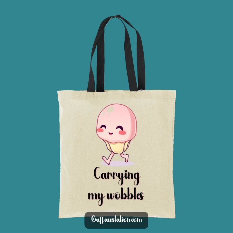 Funny Wobbly Jelly Tote Bag: Carry Your Laughs in Style with this Gift