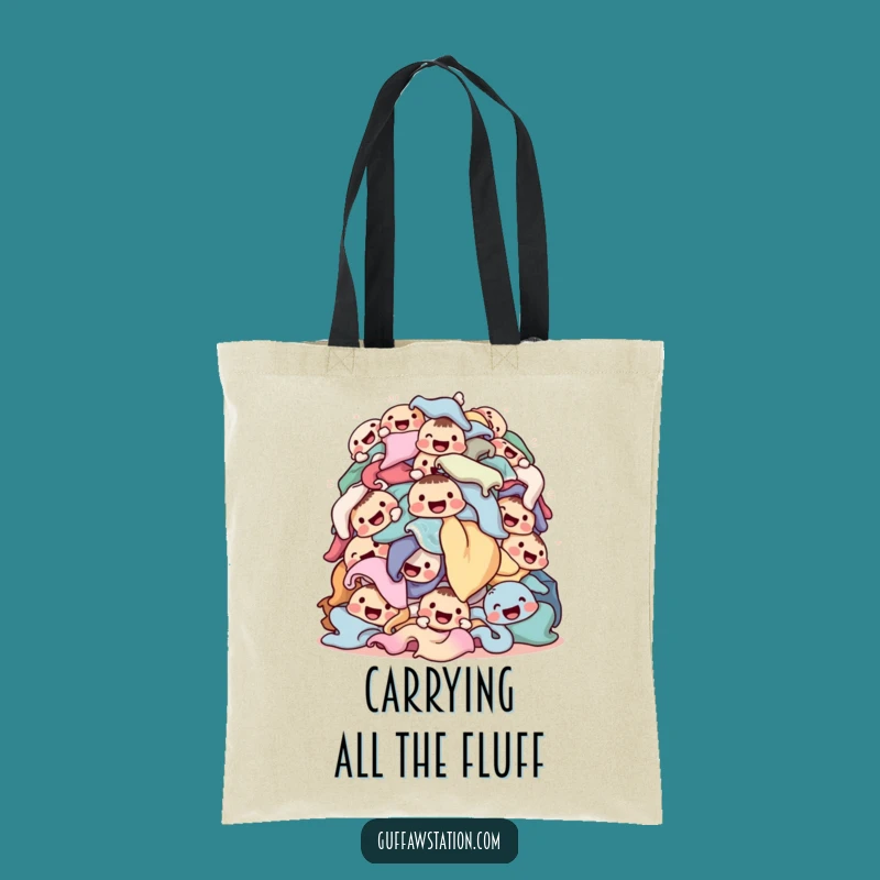 Funny Laundry Pile Tote Bag - Stylish and Hilarious Chore Accessory
